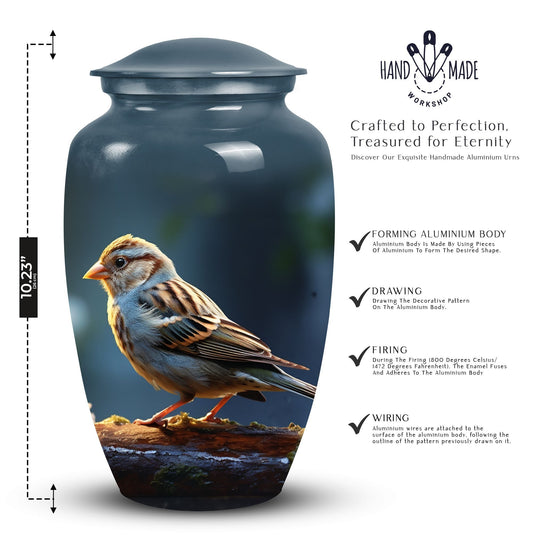 Sparrow Cremation Urn for Ashes.