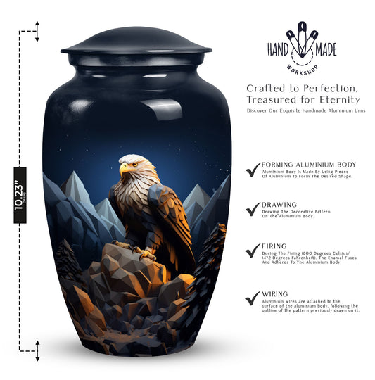 Classic 3-inch Eagle Memorial Urn for ashes