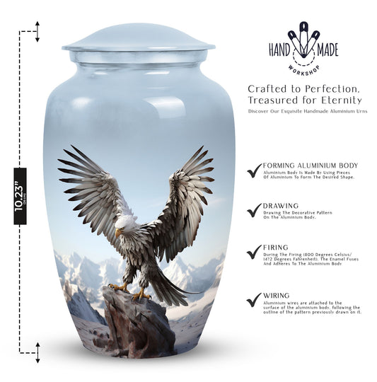 Elegant Eagle cremation urn.