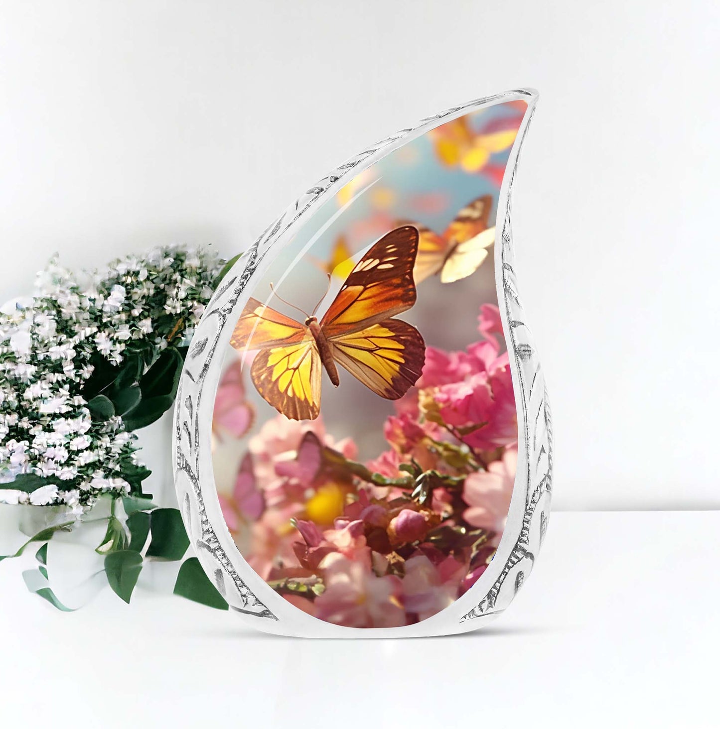Large and colorful butterflies aluminium