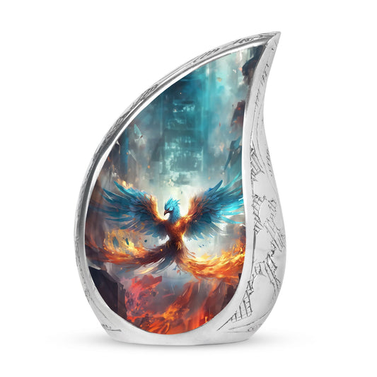 Blue Phoenix classic Cremation urn