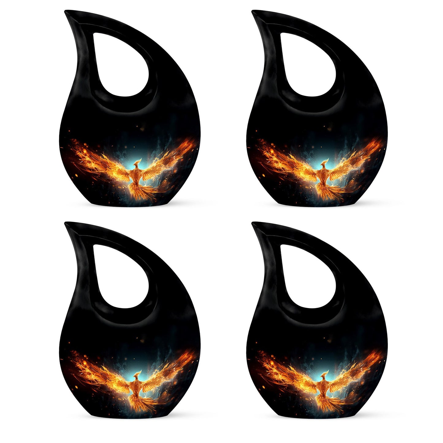 Phoenix Urn, a 10 inch Double Cremation Urn