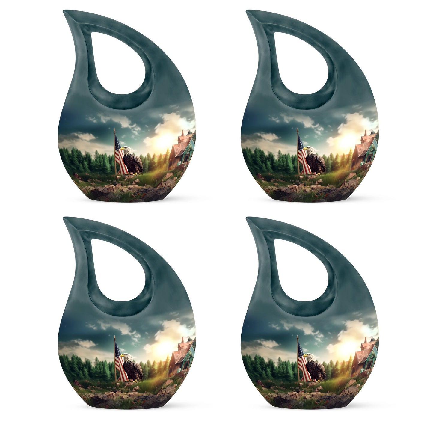 Eagle-themed, extra large 10-inch Cross Drop