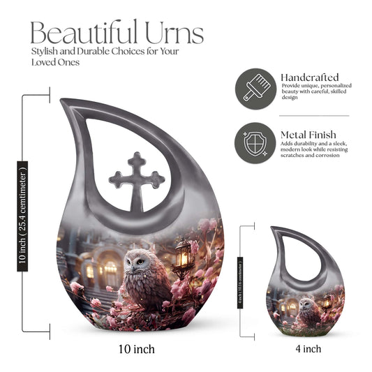 10-inch Owl themed Cross Drop design