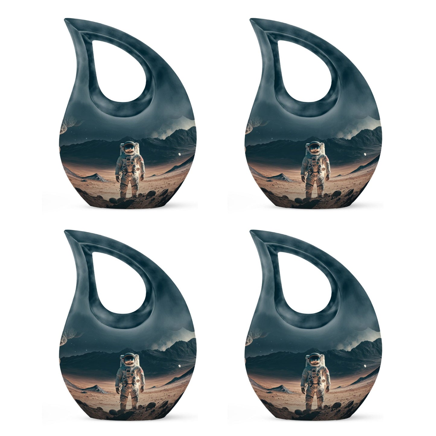 10-inch Cross Drop Astronaut Urn made