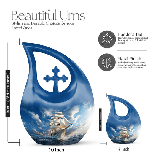 10-Inch Ship Design Cross Drop Biodegradable