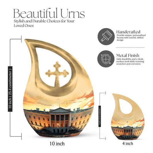 Large 10-inch White House Urn