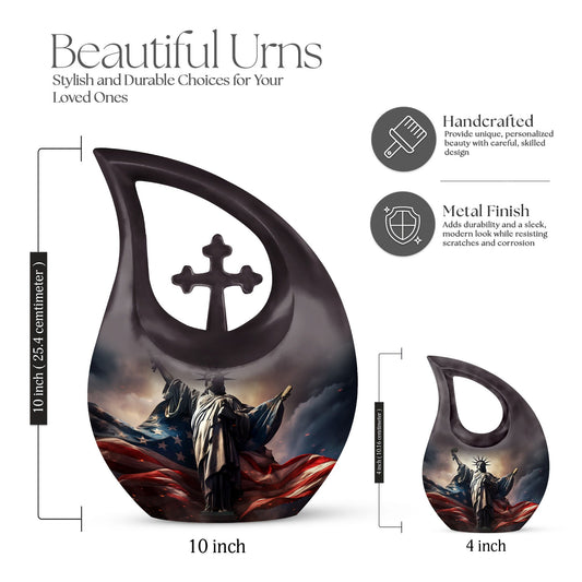 10-inch Statue Of Liberty Burial Urn