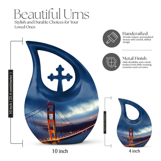 Customizable Golden Gate Bridge Urn