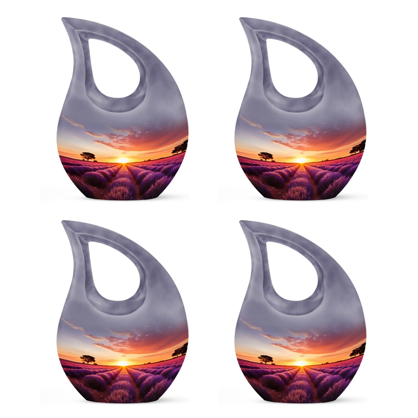 10-inch Wilderness Urn with Cross Drop design