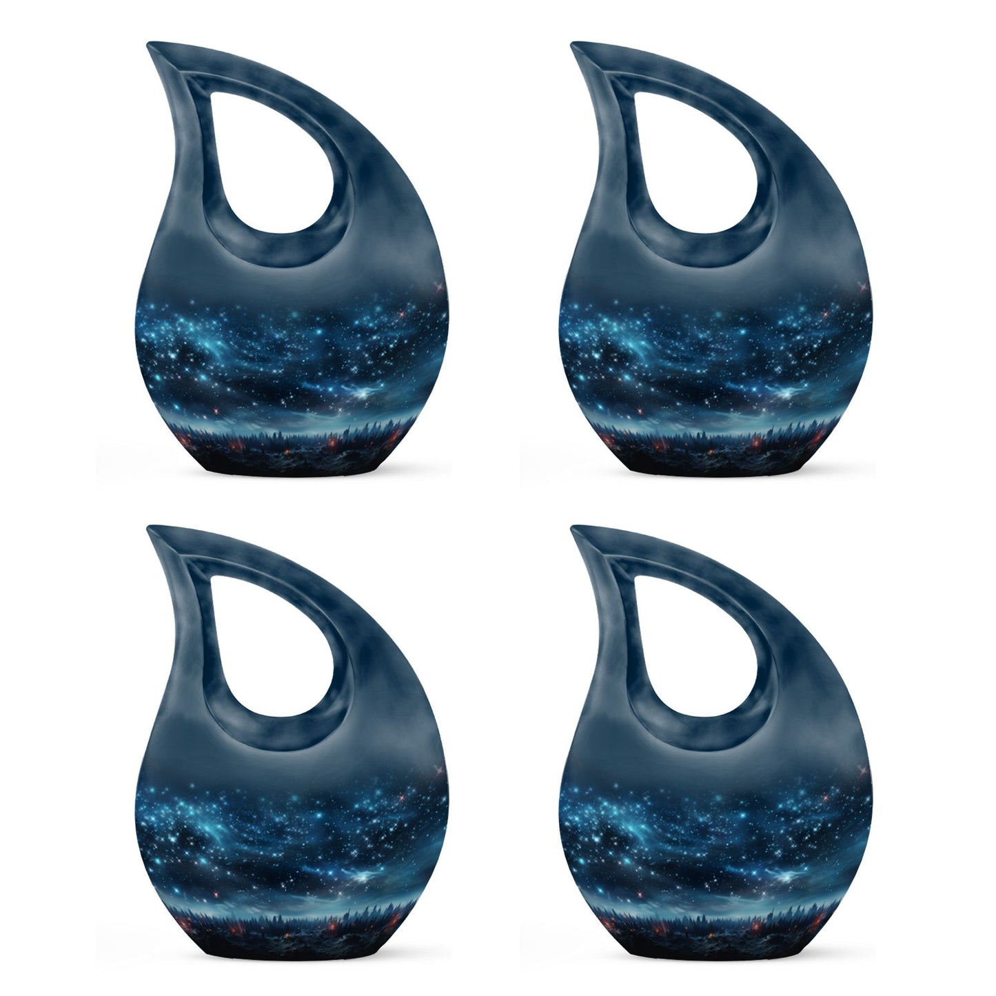 10-inch Aurora Urn, Metal Cremation Urn