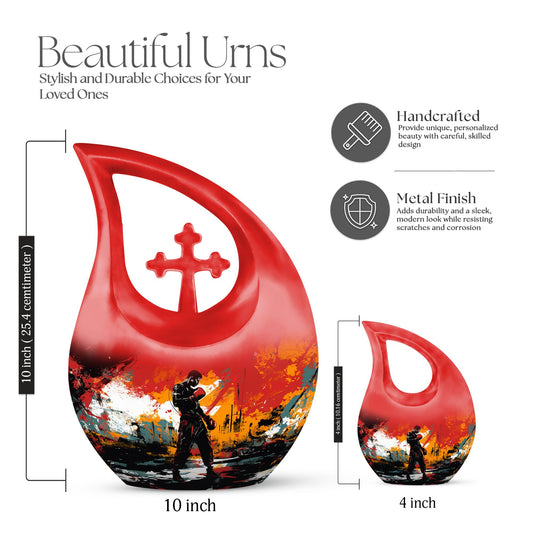 Sports-themed Aluminium Urn