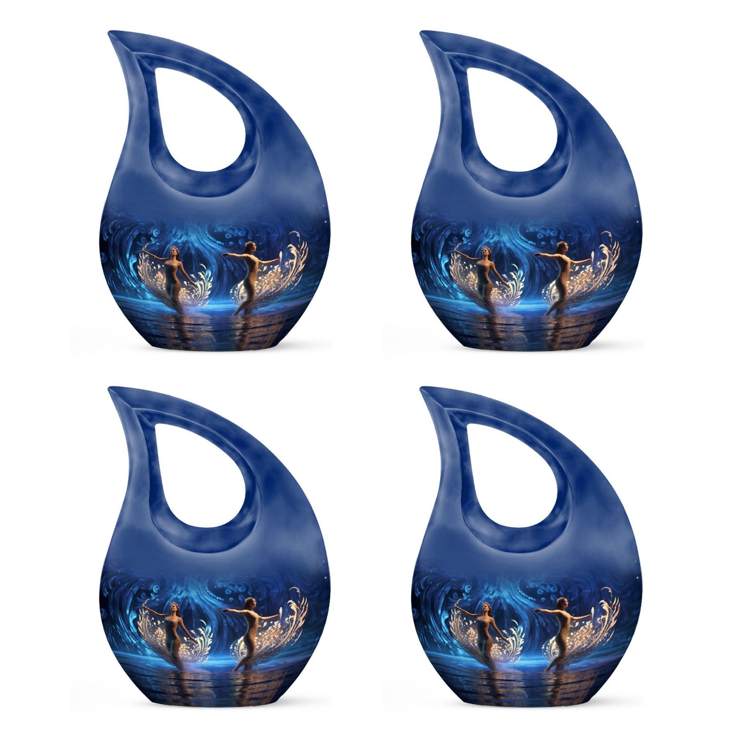 Dance Themed Cross Drop Urn