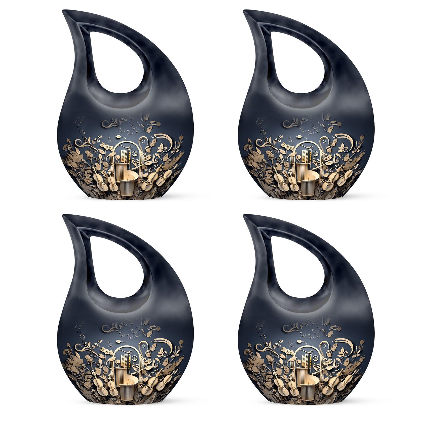 10-inch Sculpted Musical Harmony urn