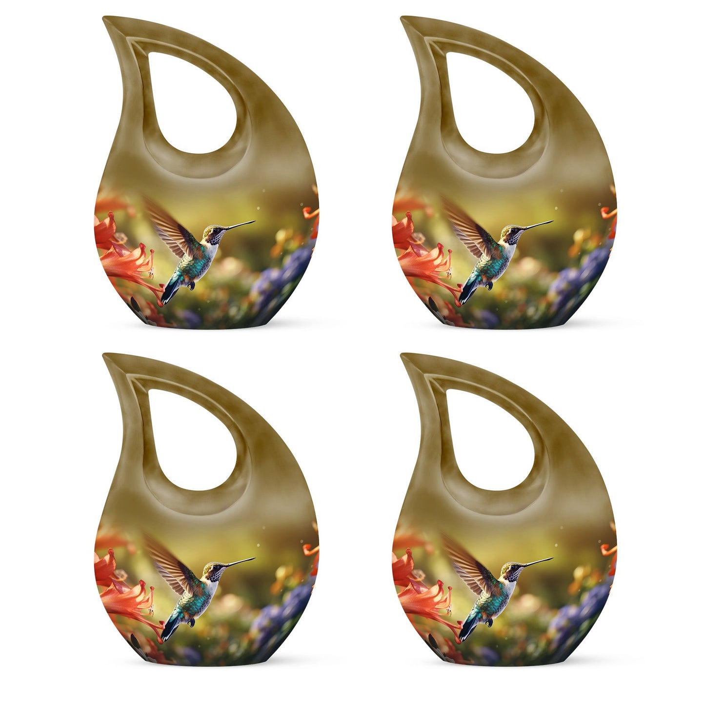10 inch Humming Bird Urn