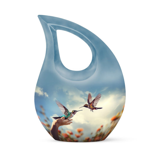 10-inch Humming Bird urn