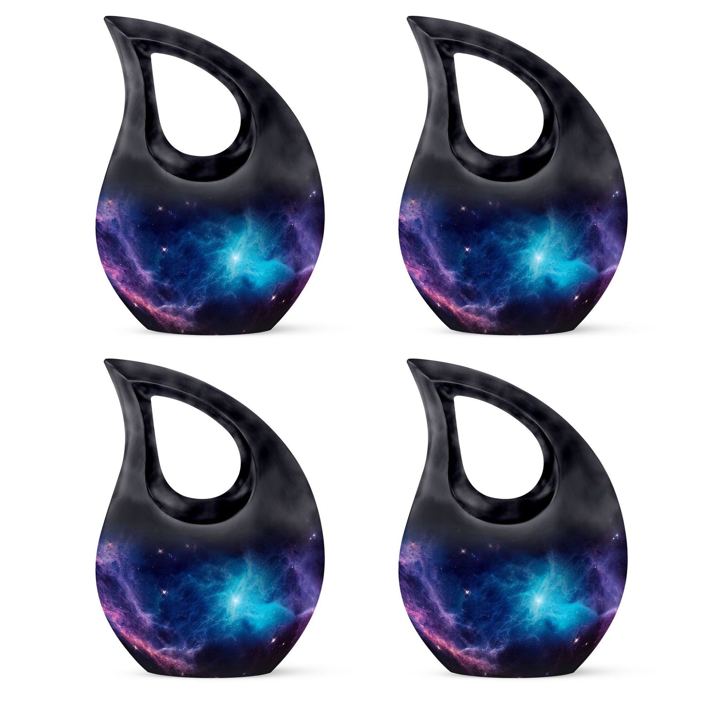 Illustration Galaxy Cross Drop Urn,