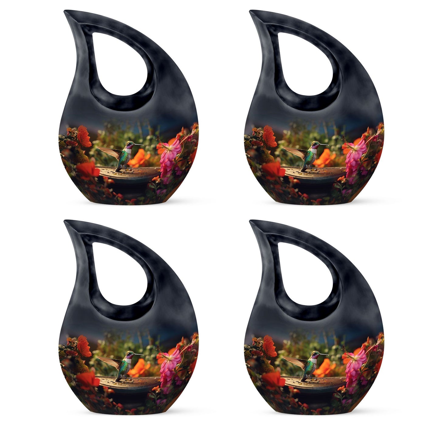 humming bird urn