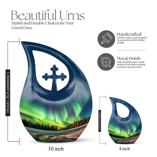 Aurora Borealis Northern Lights urn