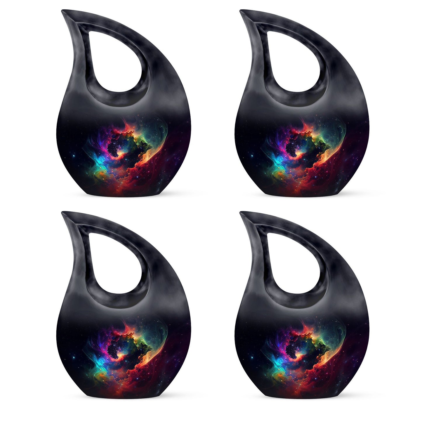 colorful Nebula Large Memorial Urn