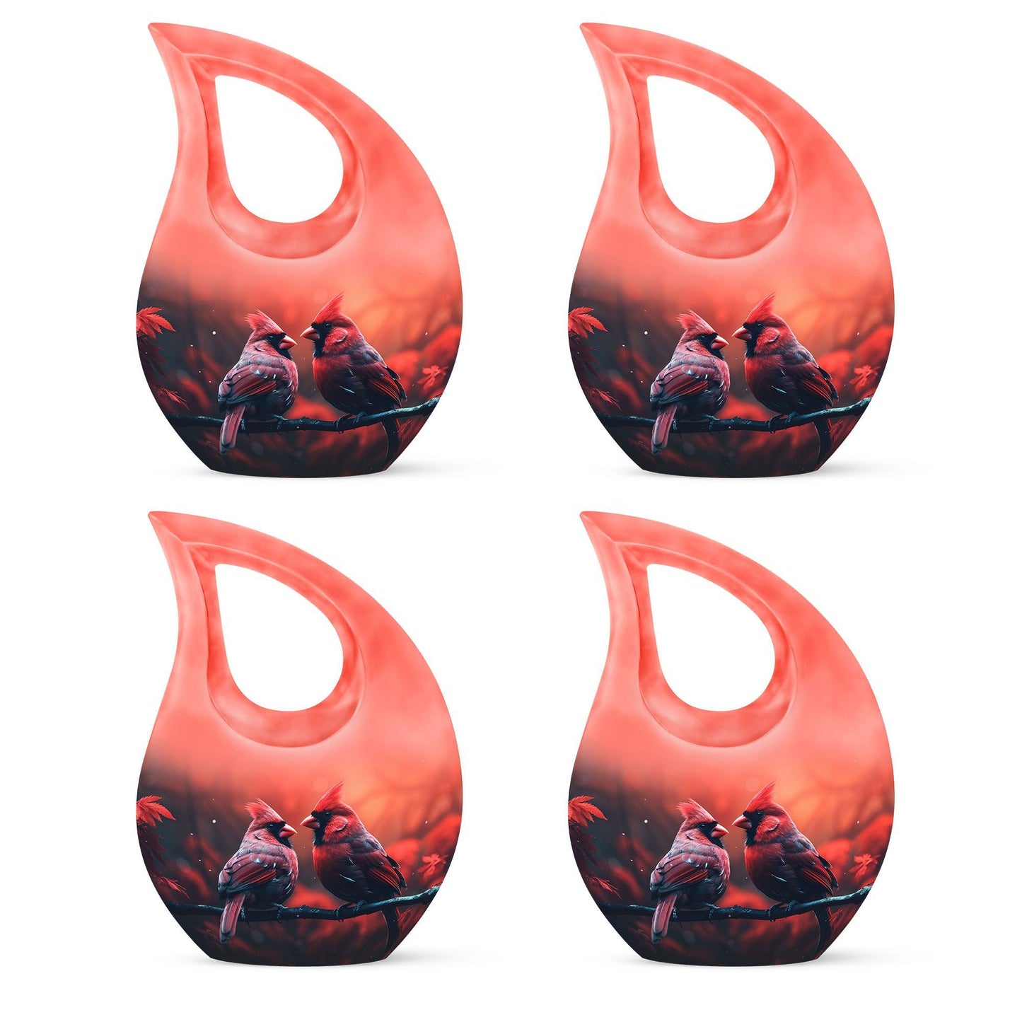 Cardinal Bird Themed Cremation Urn