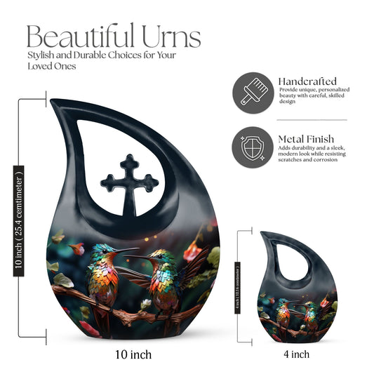 10-inch Midnight Mirage large urn