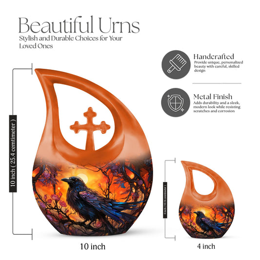 Large 10-inch The Crowned Jewel Urn
