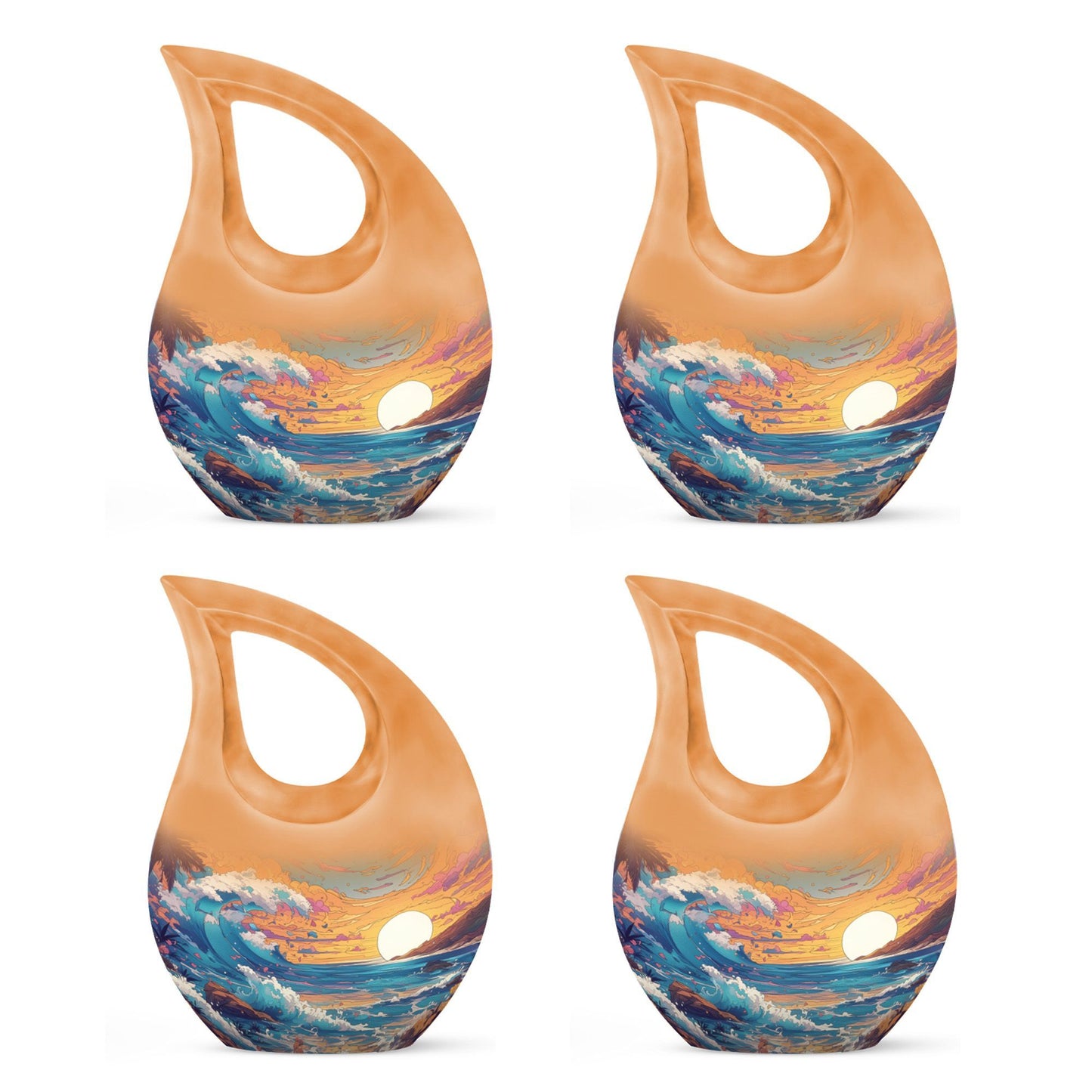 10-inch Idyllic Sunset Urn