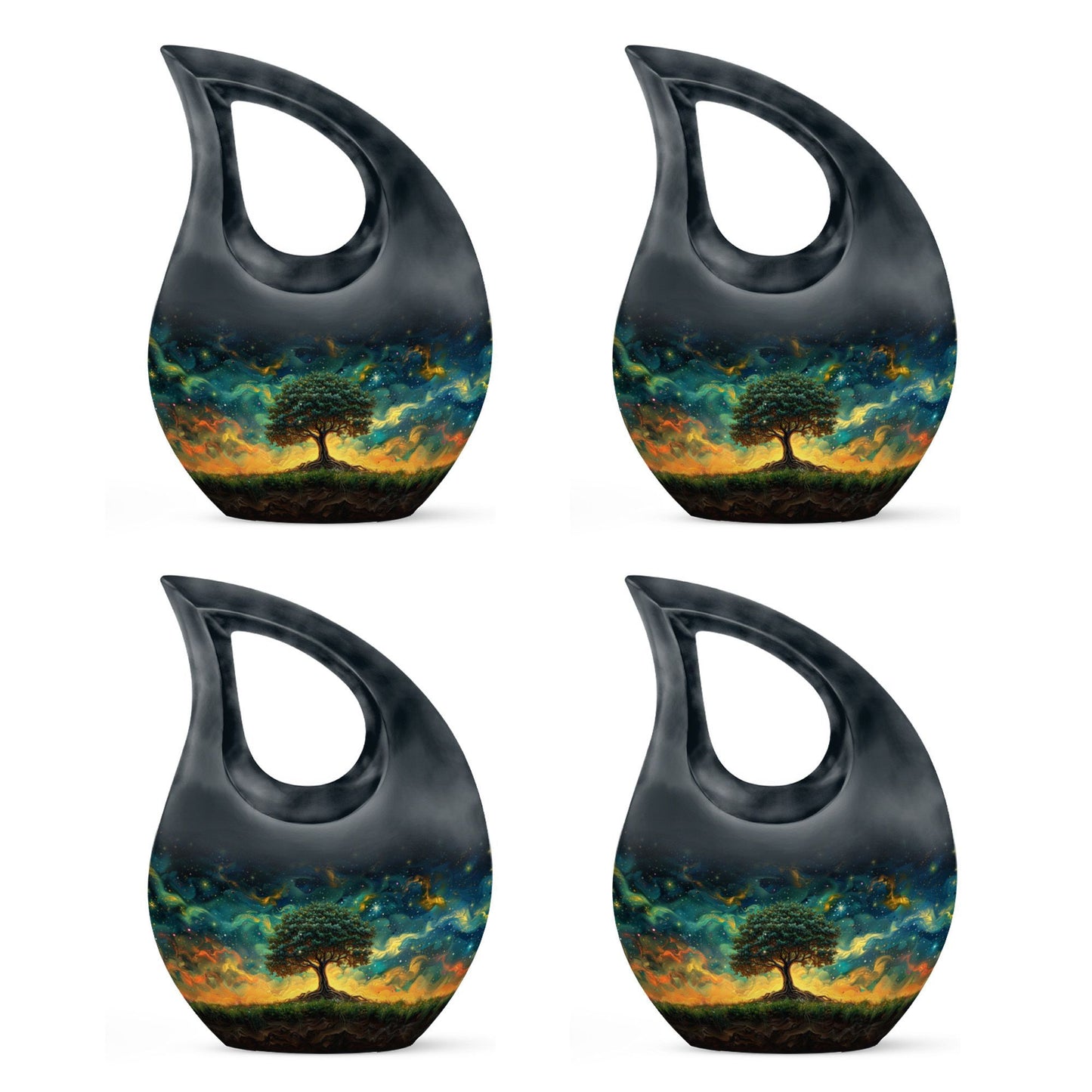 10-inch Cross Drop Cosmic Ballet Urn