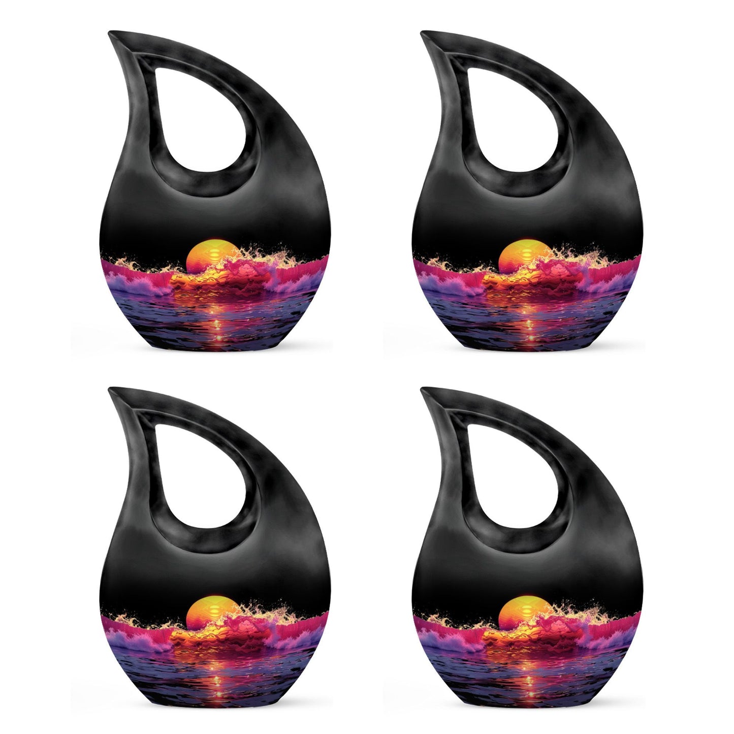 Crimson Moon Urn