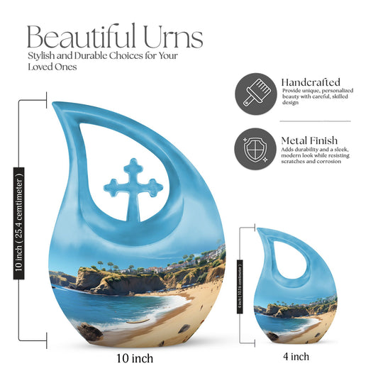 Nature-themed Landscape Funeral Urn