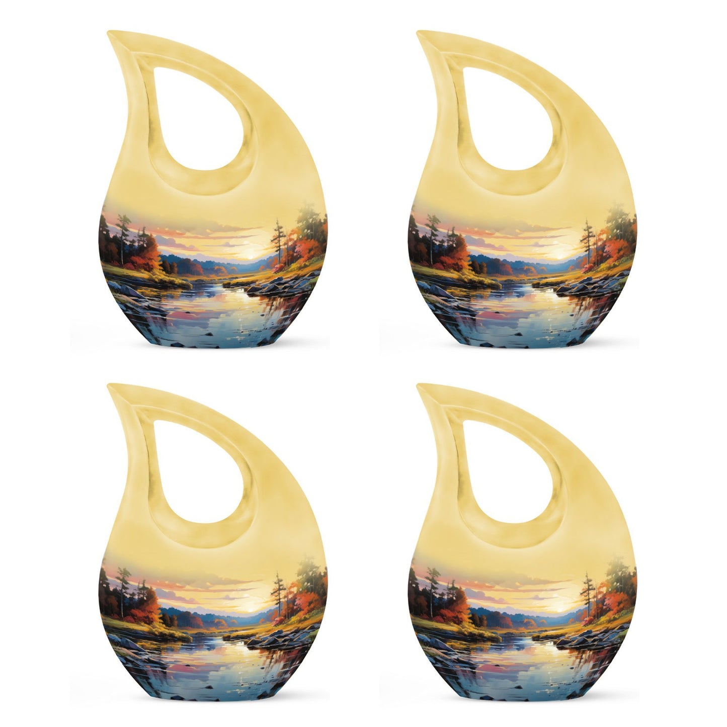 Cross Drop design nature urn