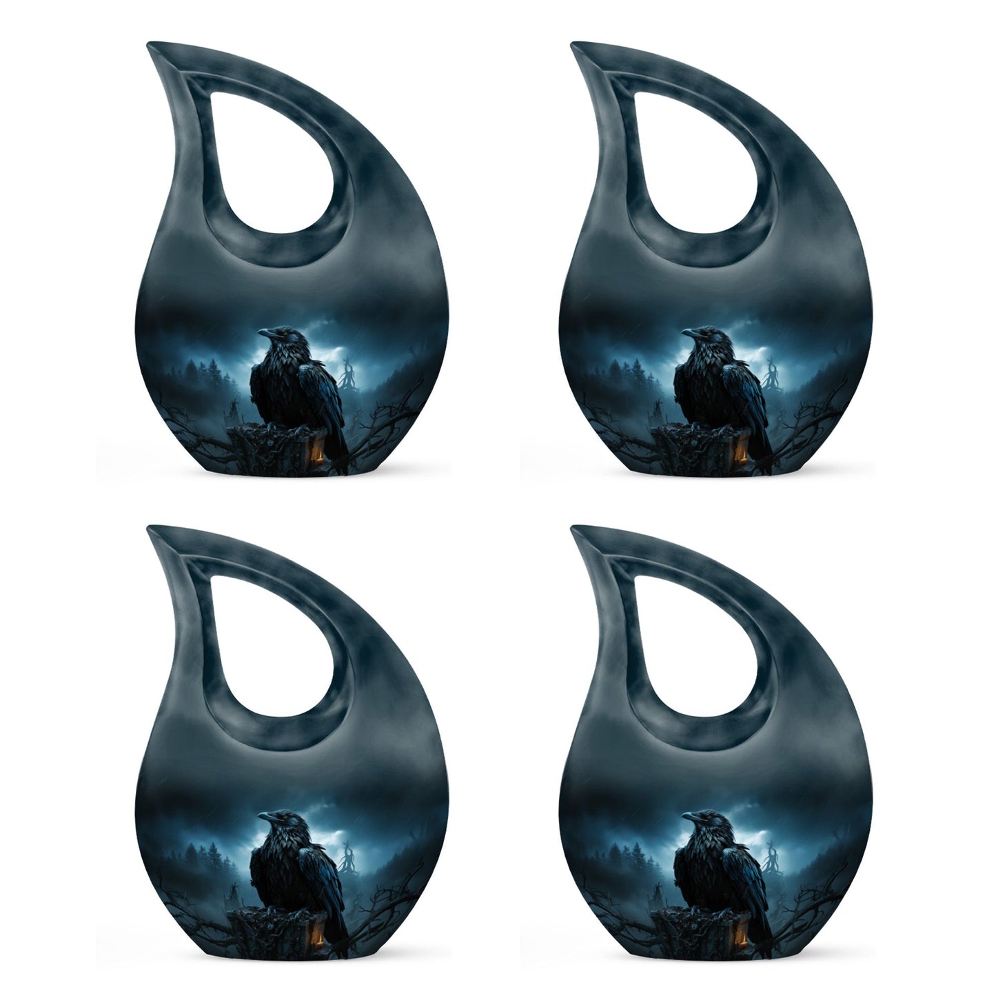 The Raven's Vigil Urn