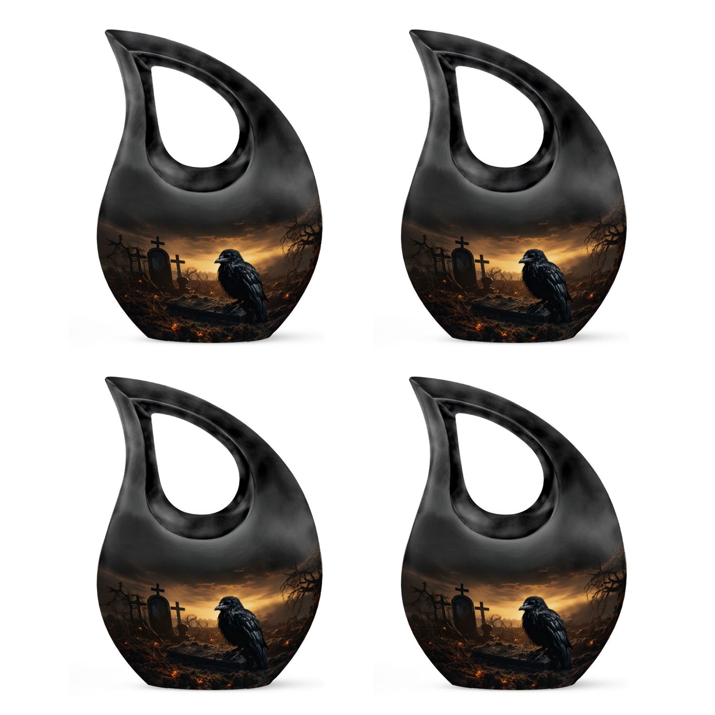 10-inch The Raven's Watch memorial urn
