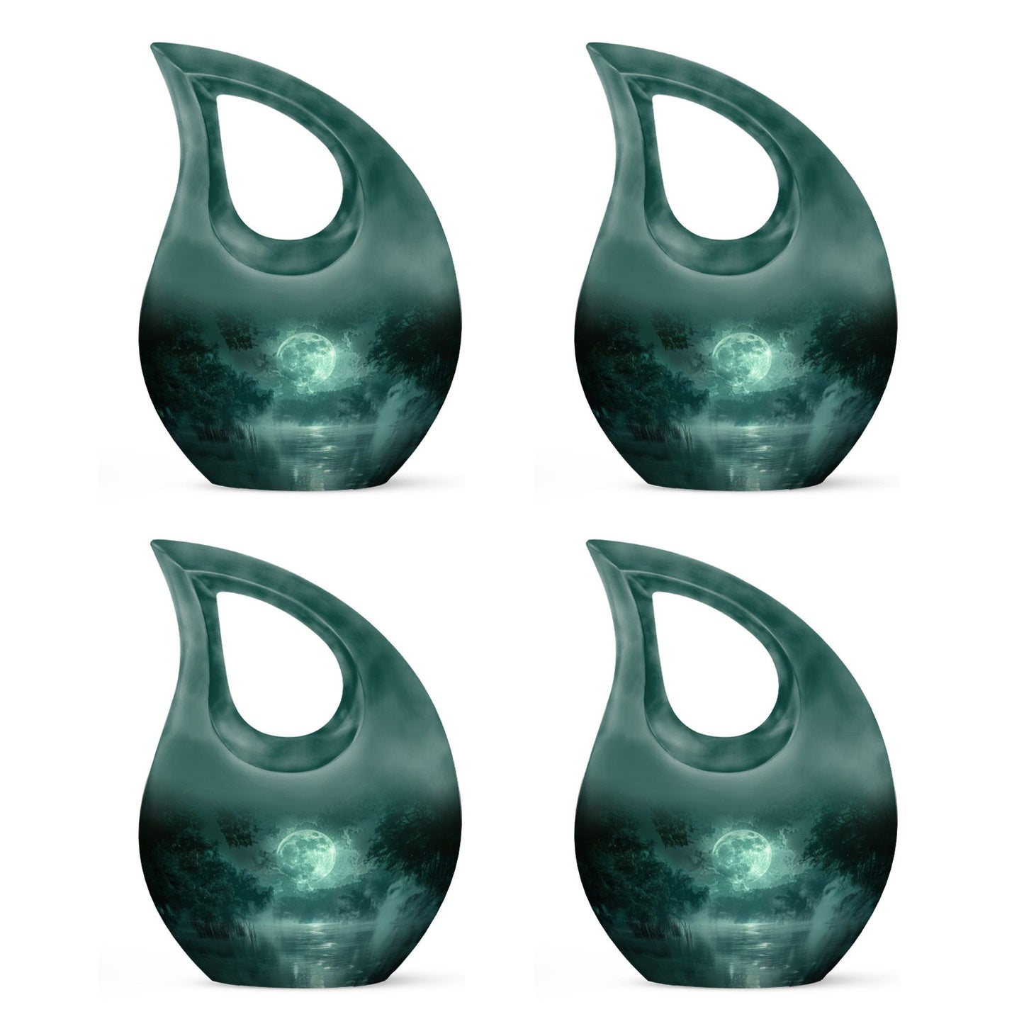 Mystical Moonlight Shrouding Urn