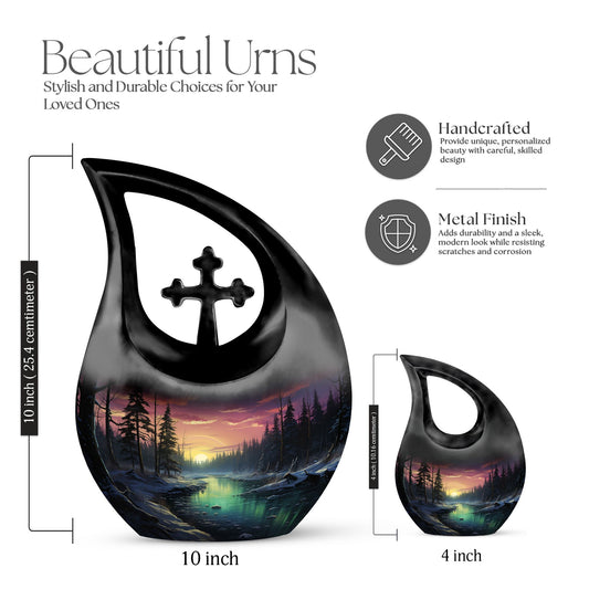 10-Inch Twilight Glow On Urn,
