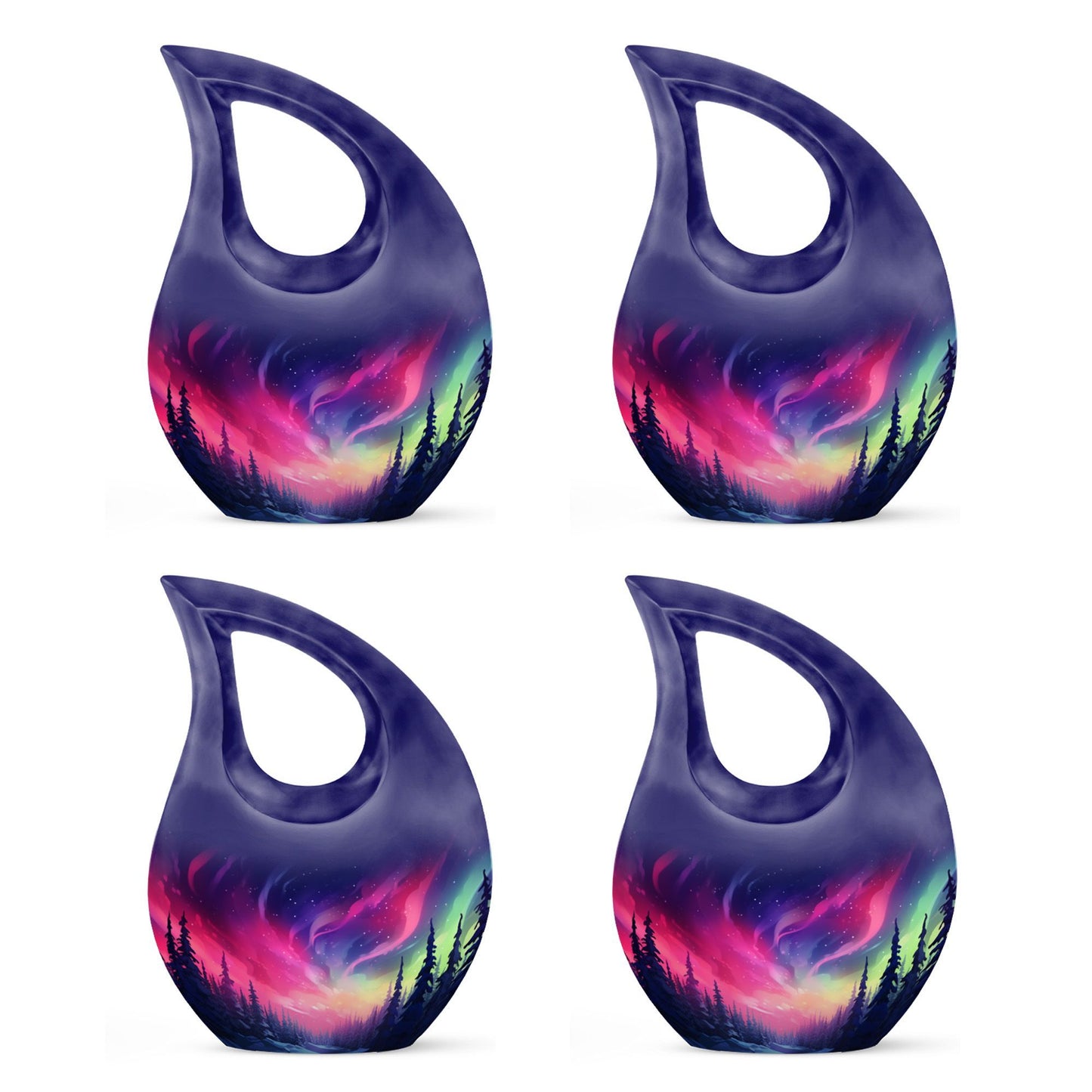 10-inch Cosmic Blaze Over urn