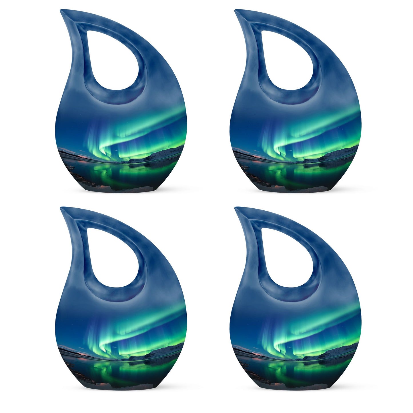 10 Inch Majestic Northern LightsMemorial Urn,