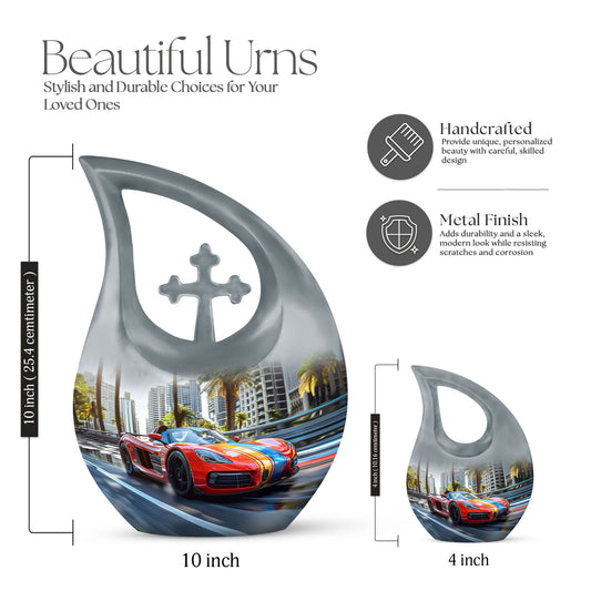 10-inch Unique 'Racing Through The Urn