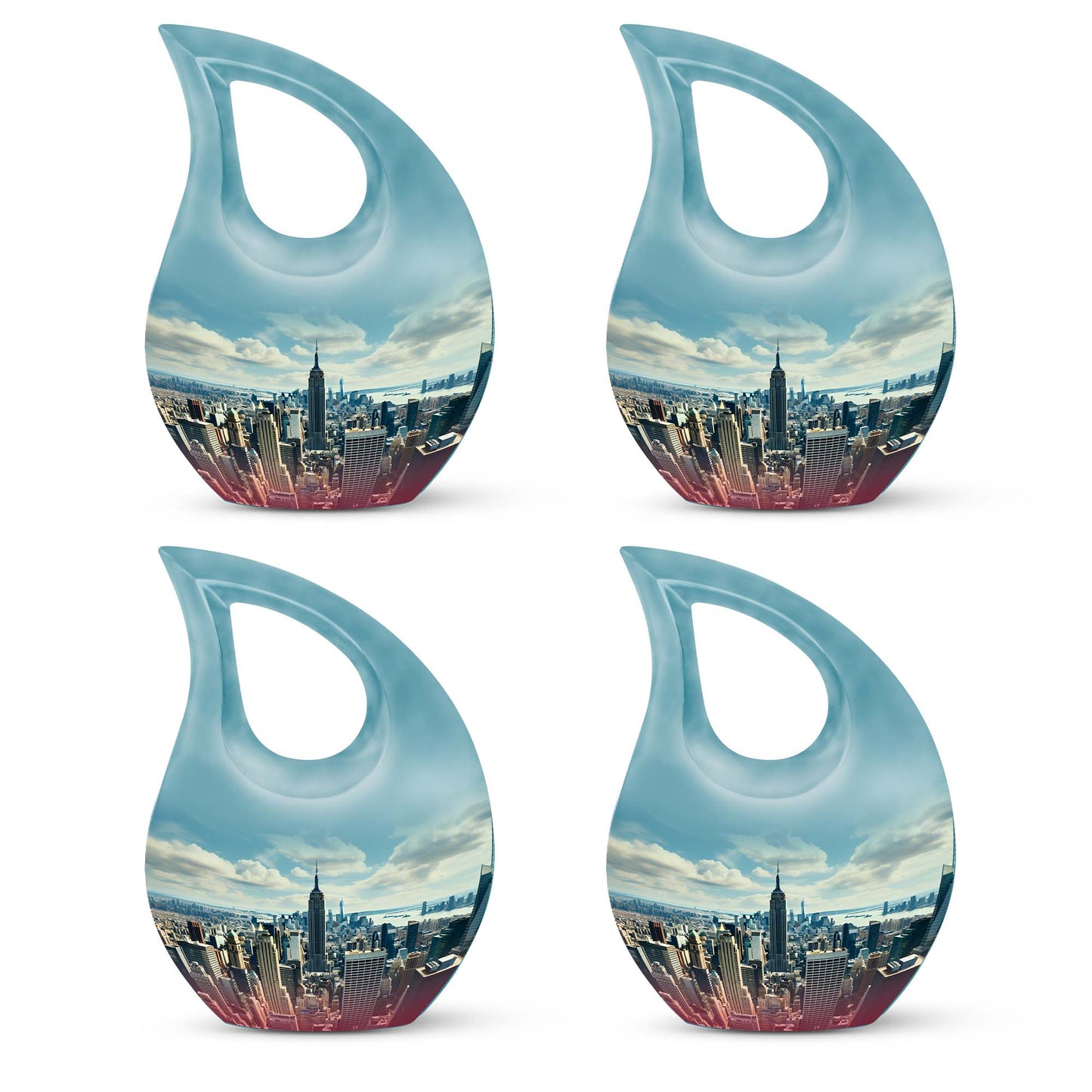10 Inch New York City Urn