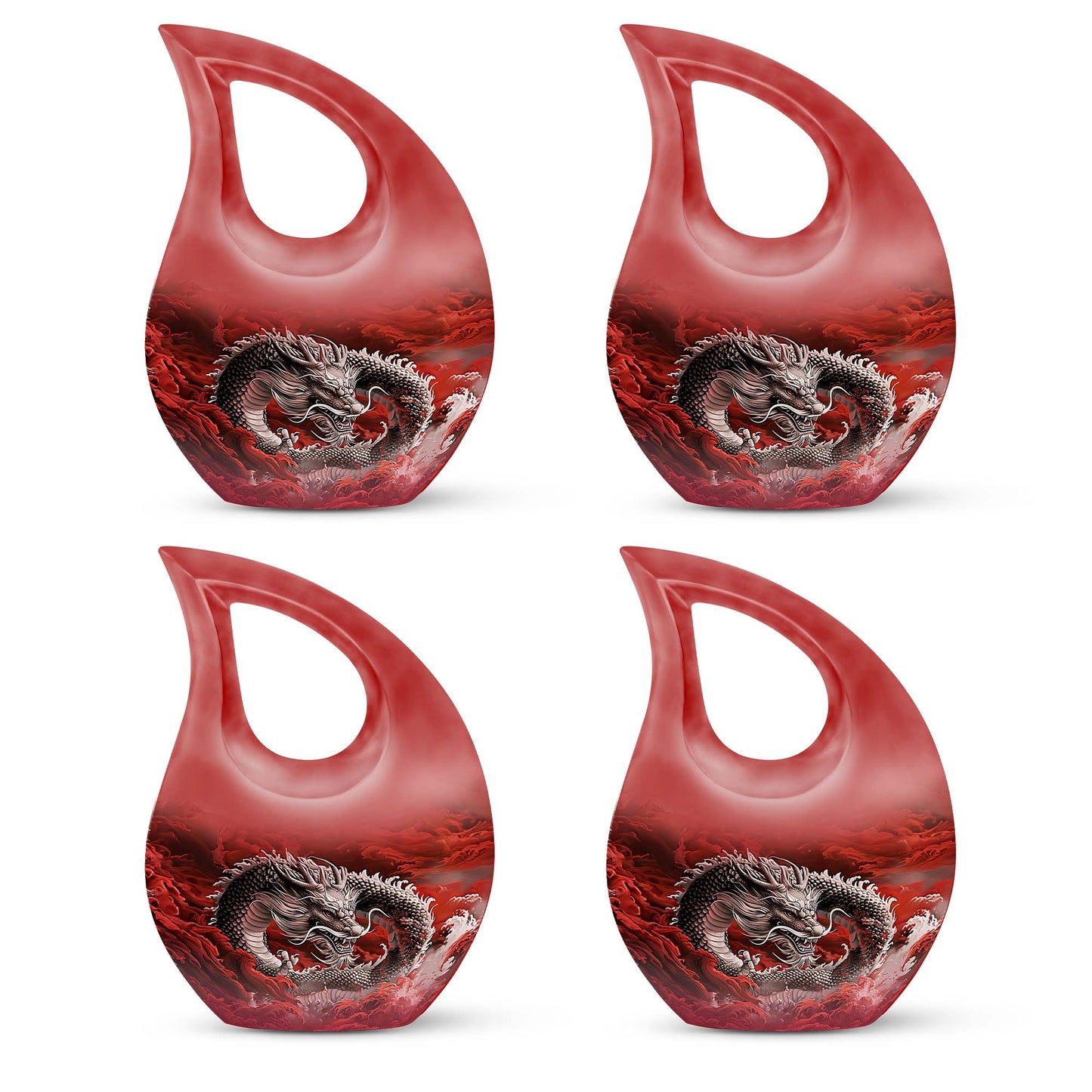 10-inch Crimson Clouds The Urn
