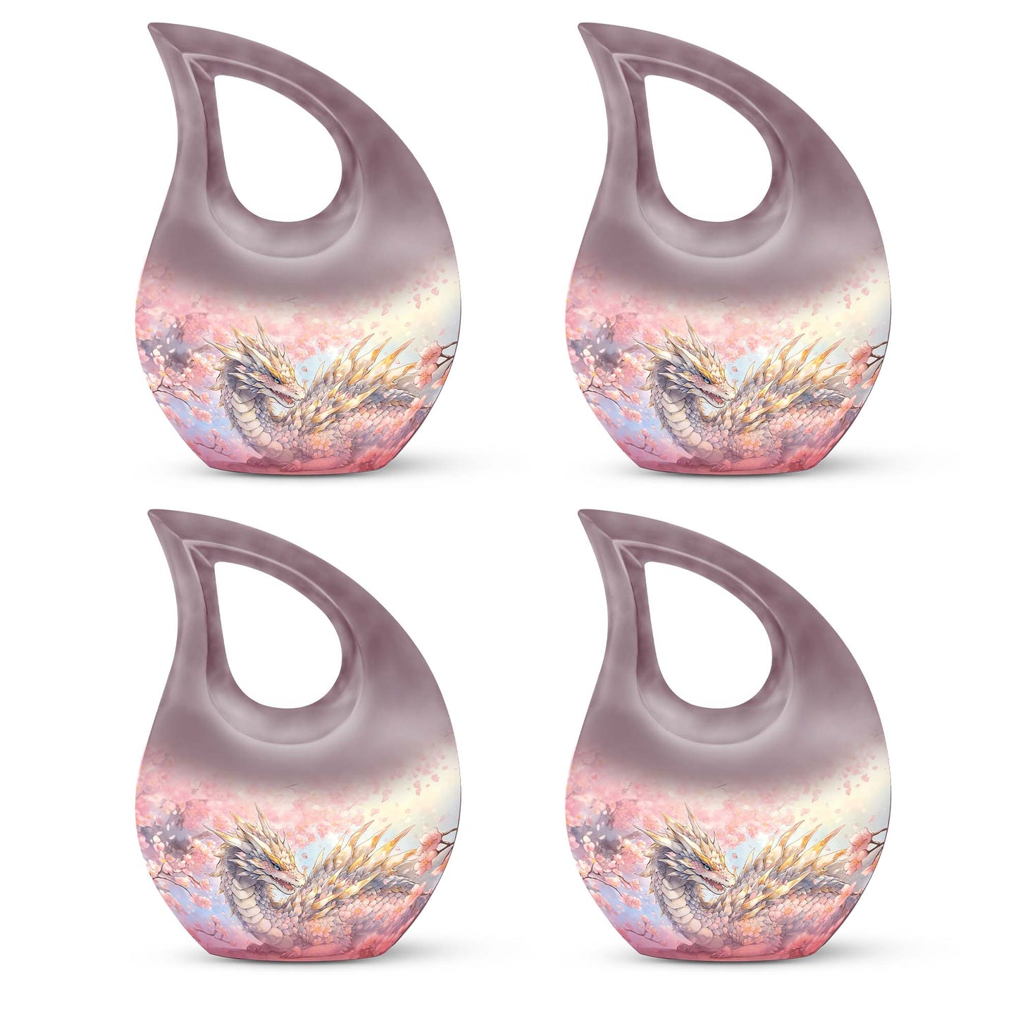 Blossoming Guardian memorial urn