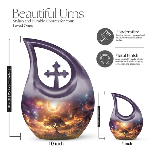 Solar Symphony Decorative Urn