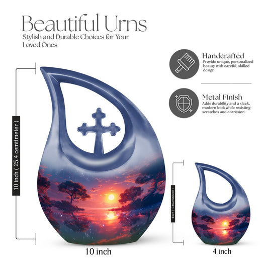 Medium size crimson urn