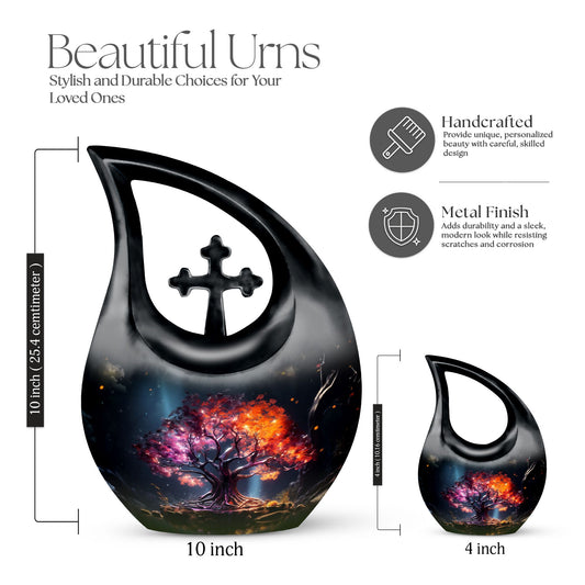 Mystical Arbor Lights Cremation Urn