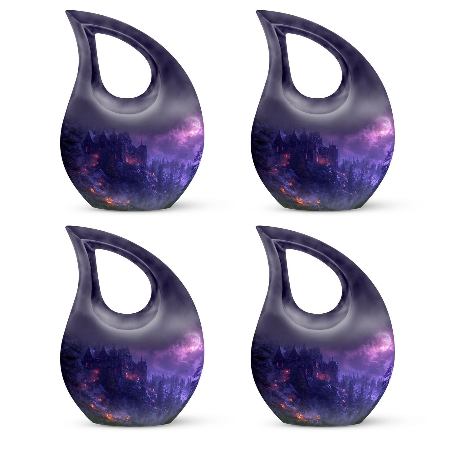 Custom Mystic Moonlit Manor Urn