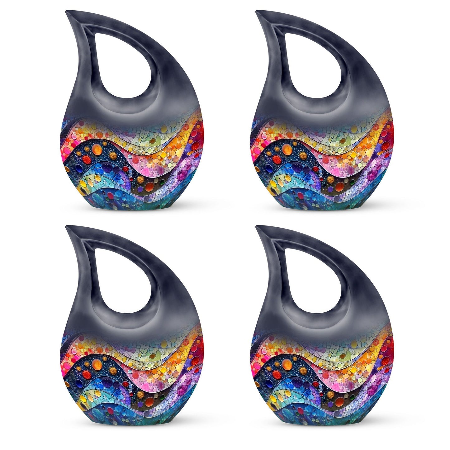 Kaleidoscopic Dreamscape Spectrum Urn