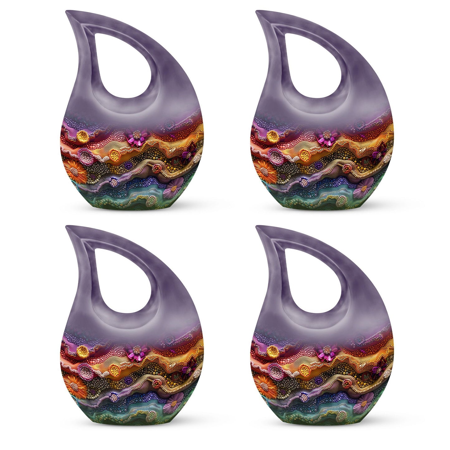 Beaded Waves Urn