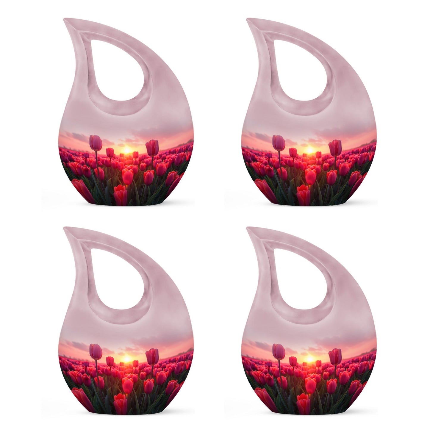 Dawn's Crimson Kiss Urn