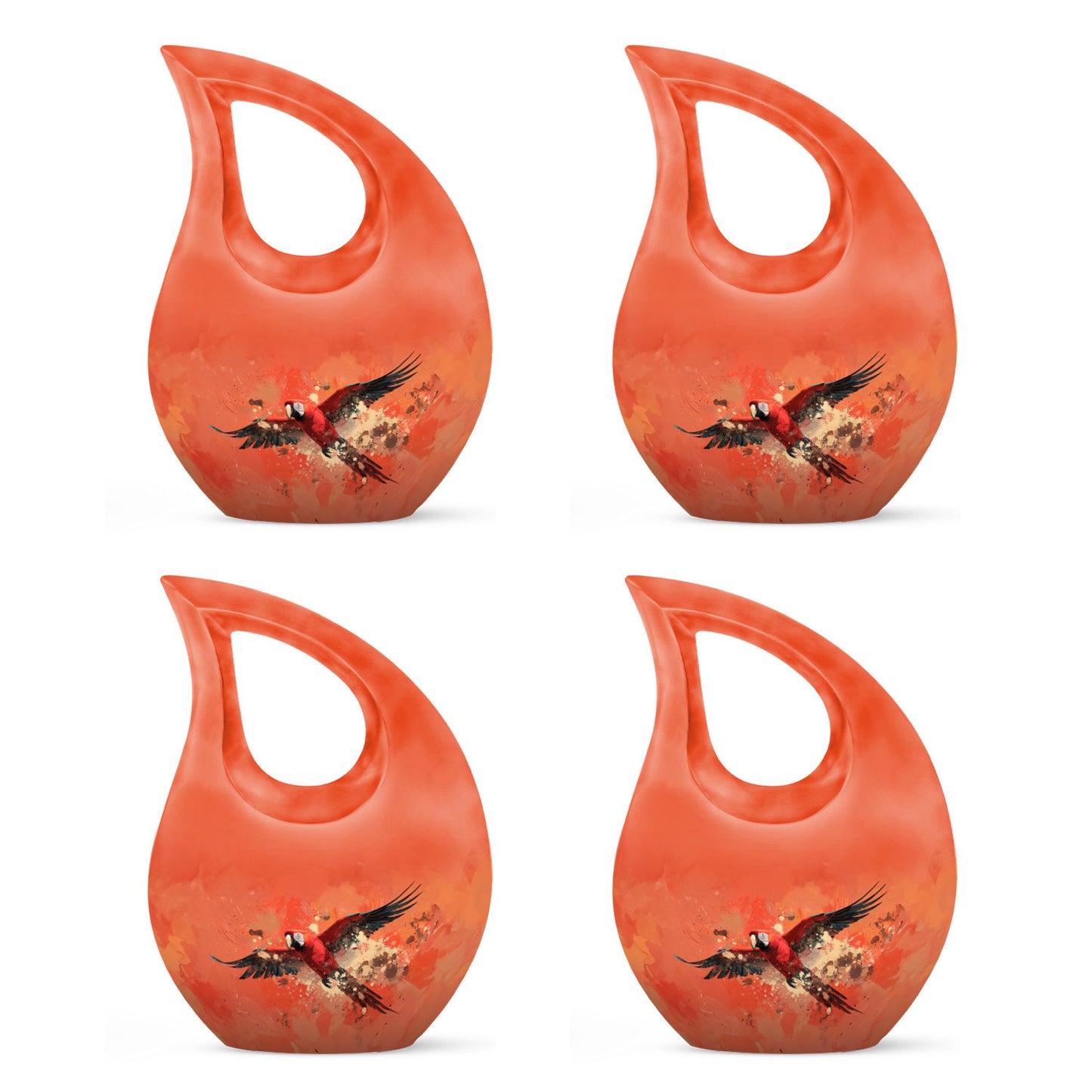 10 Inch Crimson Flight Urn